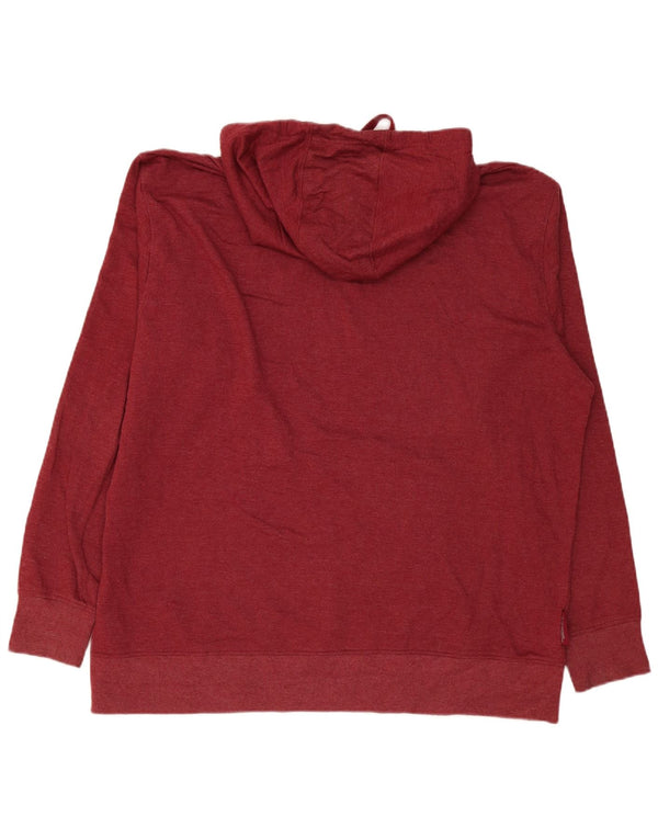 Męski sweter z kapturem Mountain Warehouse 2XL, bordowa bawełna