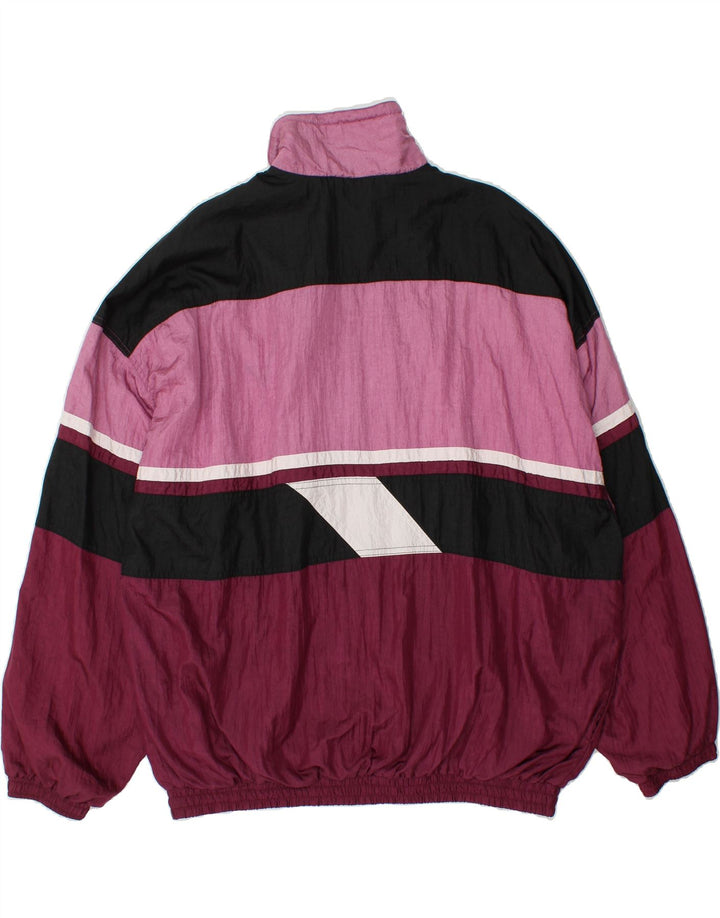 EQUIPE Mens Tracksuit Top Jacket IT 54/56 XL Multicoloured Colourblock Vintage Equipe and Second-Hand Equipe from Messina Hembry 