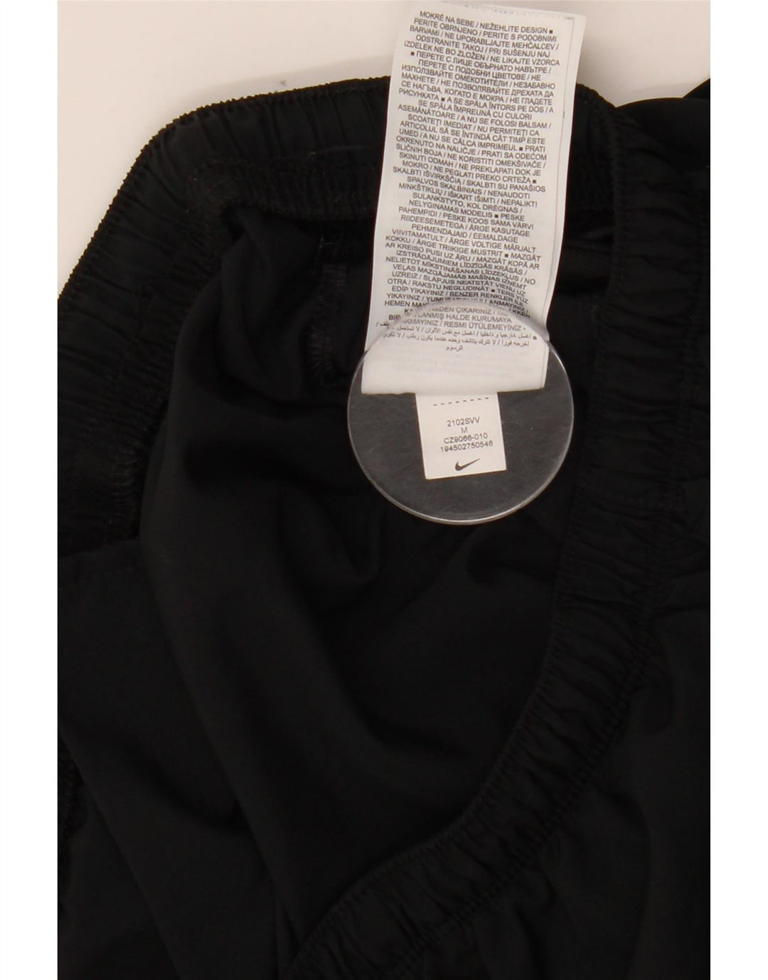 Damskie spodenki sportowe NIKE UK 12, średni czarny poliester