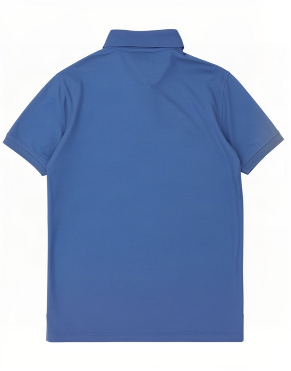Męska koszulka polo o regularnym kroju Tommy Hilfiger XL, niebieska, bawełniana