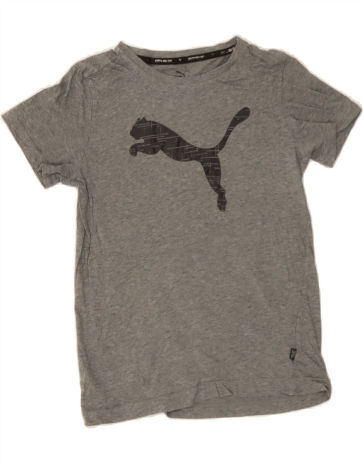PUMA Boys Graphic T-Shirt Top 11-12 Years  Grey Vintage Puma and Second-Hand Puma from Messina Hembry 
