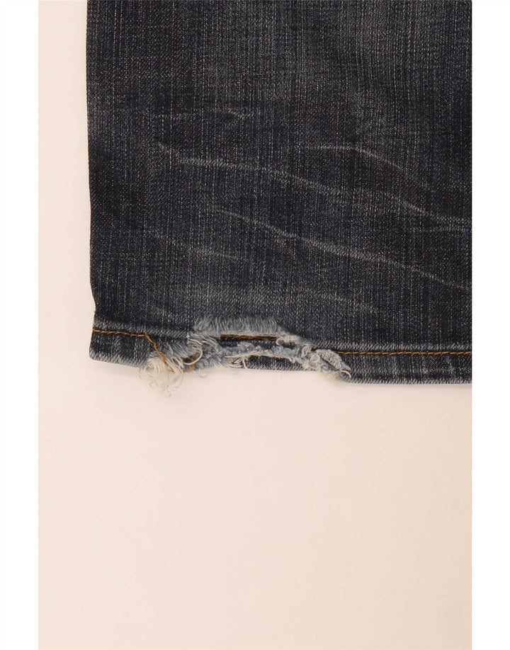 Damskie jeansy Levi's 511 Slim W33 L34 Granatowa bawełna