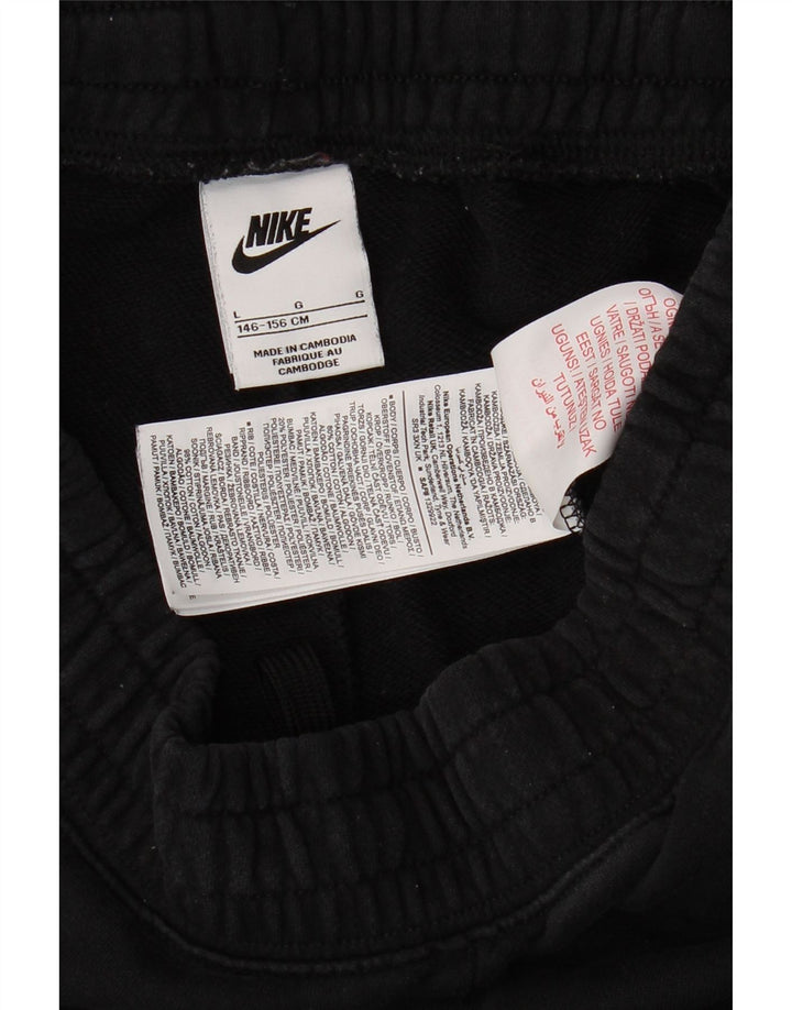 Spodnie dresowe NIKE dziewczęce Joggery 12-13 lat, duże, czarne, bawełniane