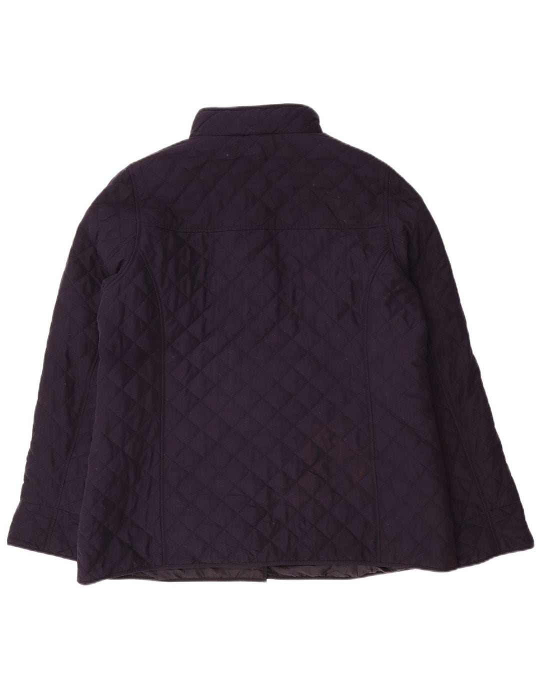 KLASYCZNA damska pikowana kurtka UK 18 XL, granatowa, poliester