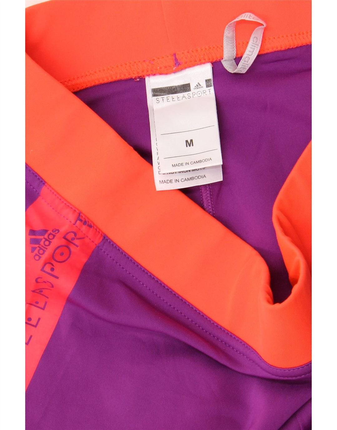 Damskie legginsy ADIDAS Climalite Graphic UK 12 w kolorze średniofioletowym