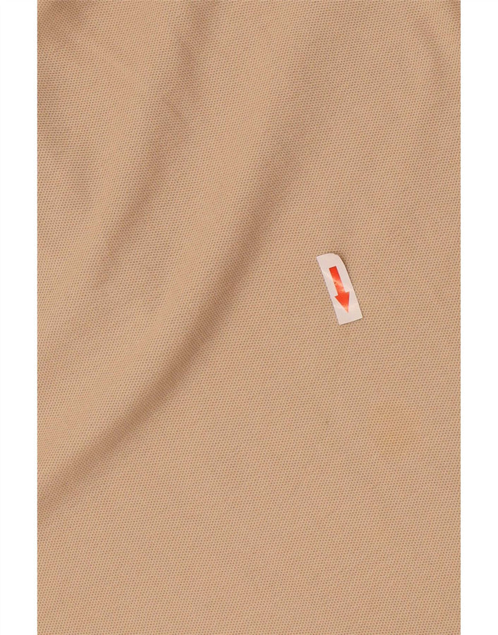 Męska koszulka polo Diadora, mała, beżowa, bawełniana