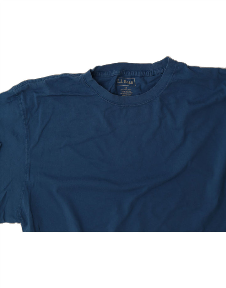L.L.BEAN Mens T-Shirt Top Medium Blue Cotton Vintage L.L.Bean and Second-Hand L.L.Bean from Messina Hembry 