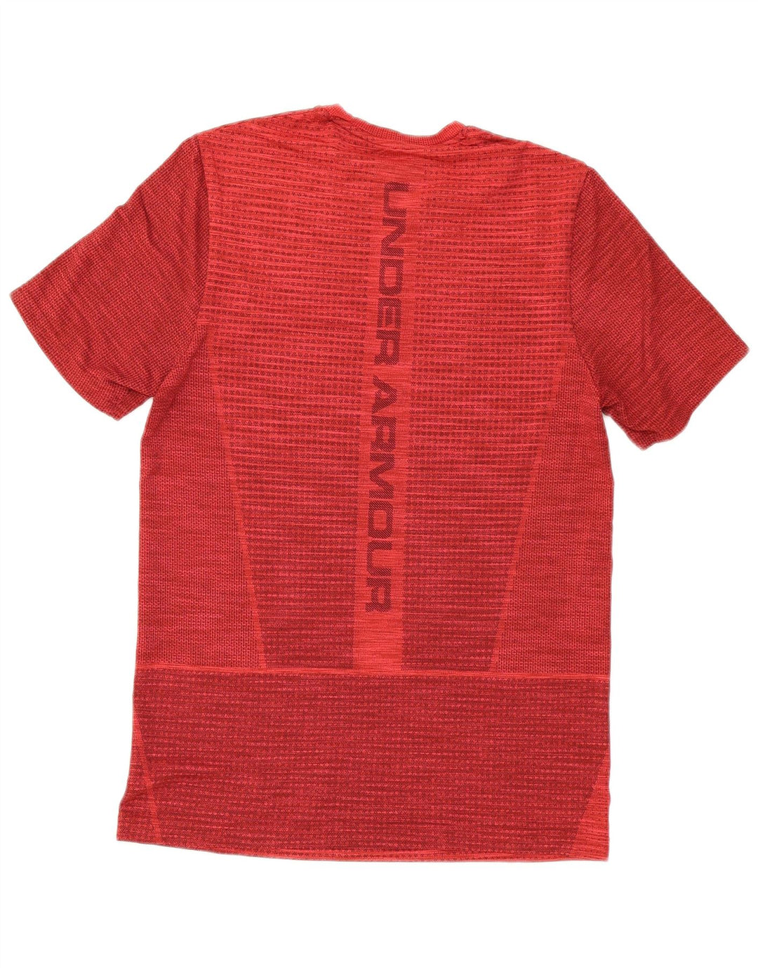 Męski T-shirt z grafiką UNDER ARMOUR, średni, czerwony, nakrapiany