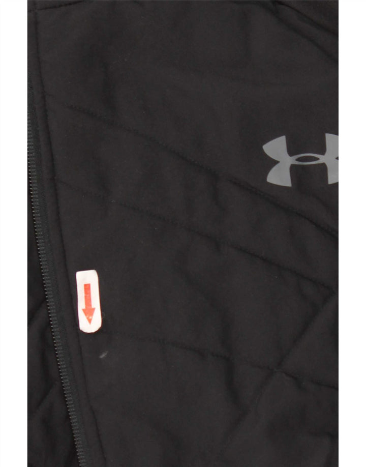 Męska kurtka dresowa z kapturem Under Armour 2XL, czarny poliester