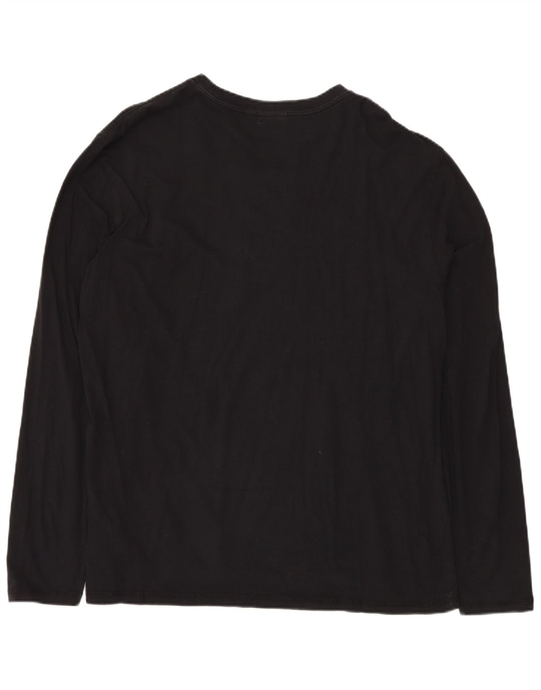 Męski top graficzny NAPAPIJRI z długim rękawem 3XL, czarny, bawełniany