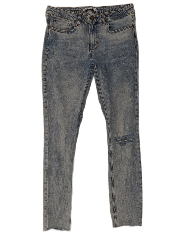 Damskie jeansy skinny Zara EU 40 Medium W30 L29 Niebieskie