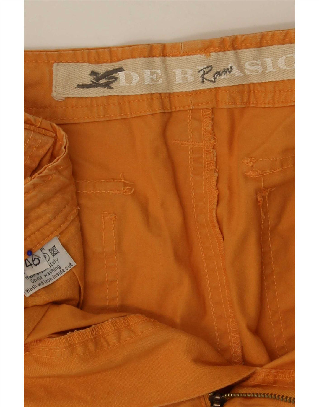 Męskie spodenki cargo w stylu vintage IT 46 Small W32 Pomarańczowa bawełna