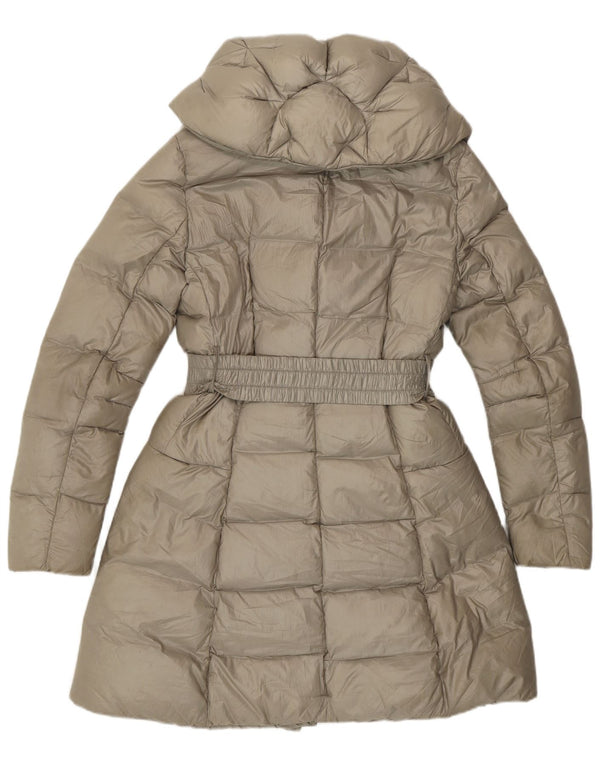 BLAUER Womens Padded Coat UK 10 Small Beige