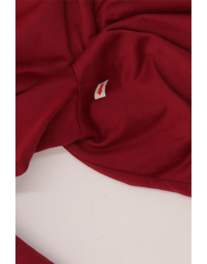 Damskie spodnie dresowe LOTTO UK 14, duże bordowe, poliestrowe