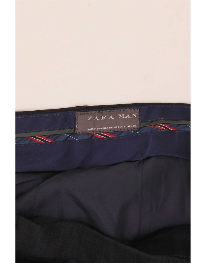 Spodnie męskie Zara Slim Chino EU 40 Medium W31 L30 Granatowe