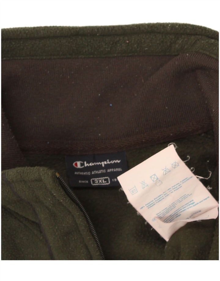 Męska kurtka polarowa Champion UK 46 3XL Khaki, poliester