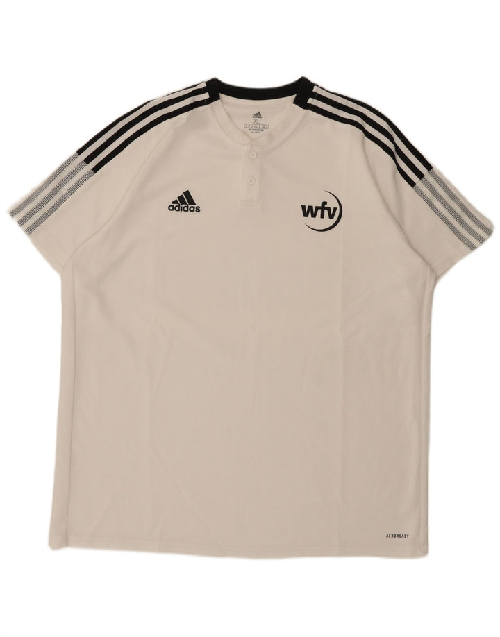 Koszulka męska Adidas Aeroready Top XL w kolorze białym