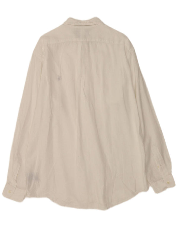 Koszula męska Polo Ralph Lauren Ellington, duża, biała, lniana