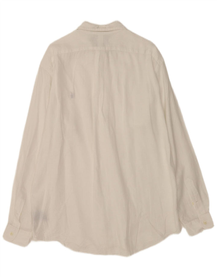 Koszula męska Polo Ralph Lauren Ellington, duża, biała, lniana