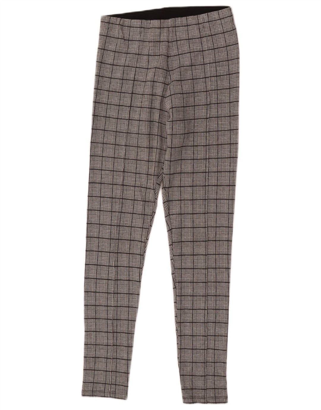 Legginsy damskie Zara w średnią szarą kratkę