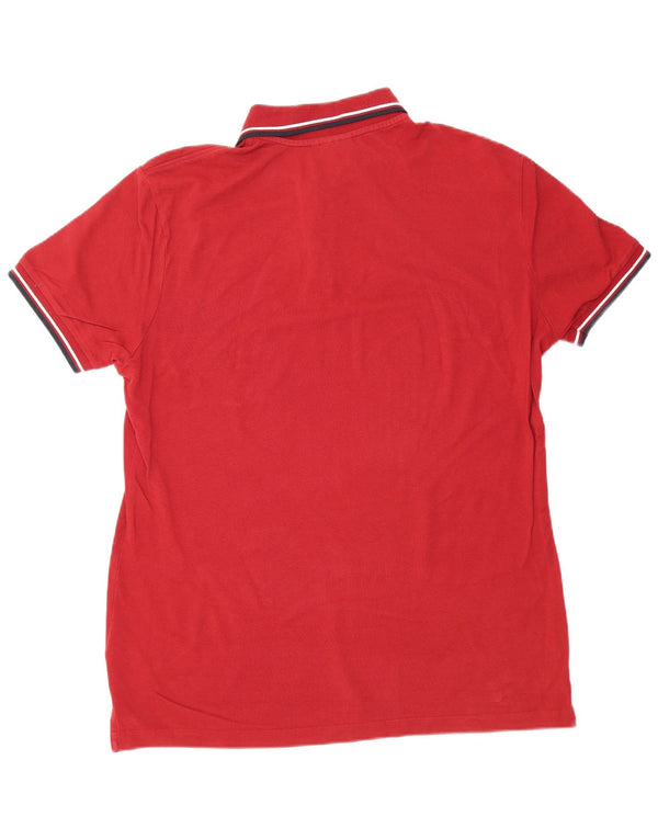 DIADORA Mens Polo Shirt XL Red Cotton