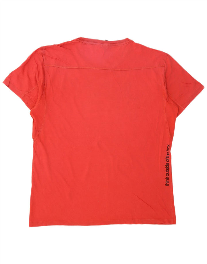 Męski T-shirt z grafiką Jack & Jones, XL, czerwony