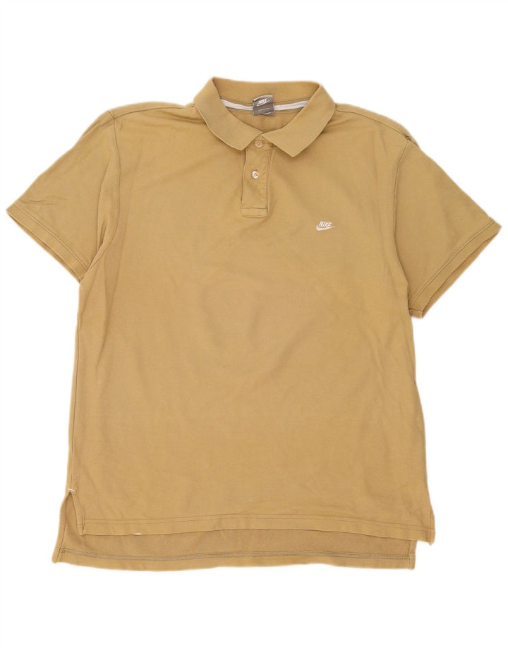 Męska koszulka polo Nike, duża, bawełniana khaki