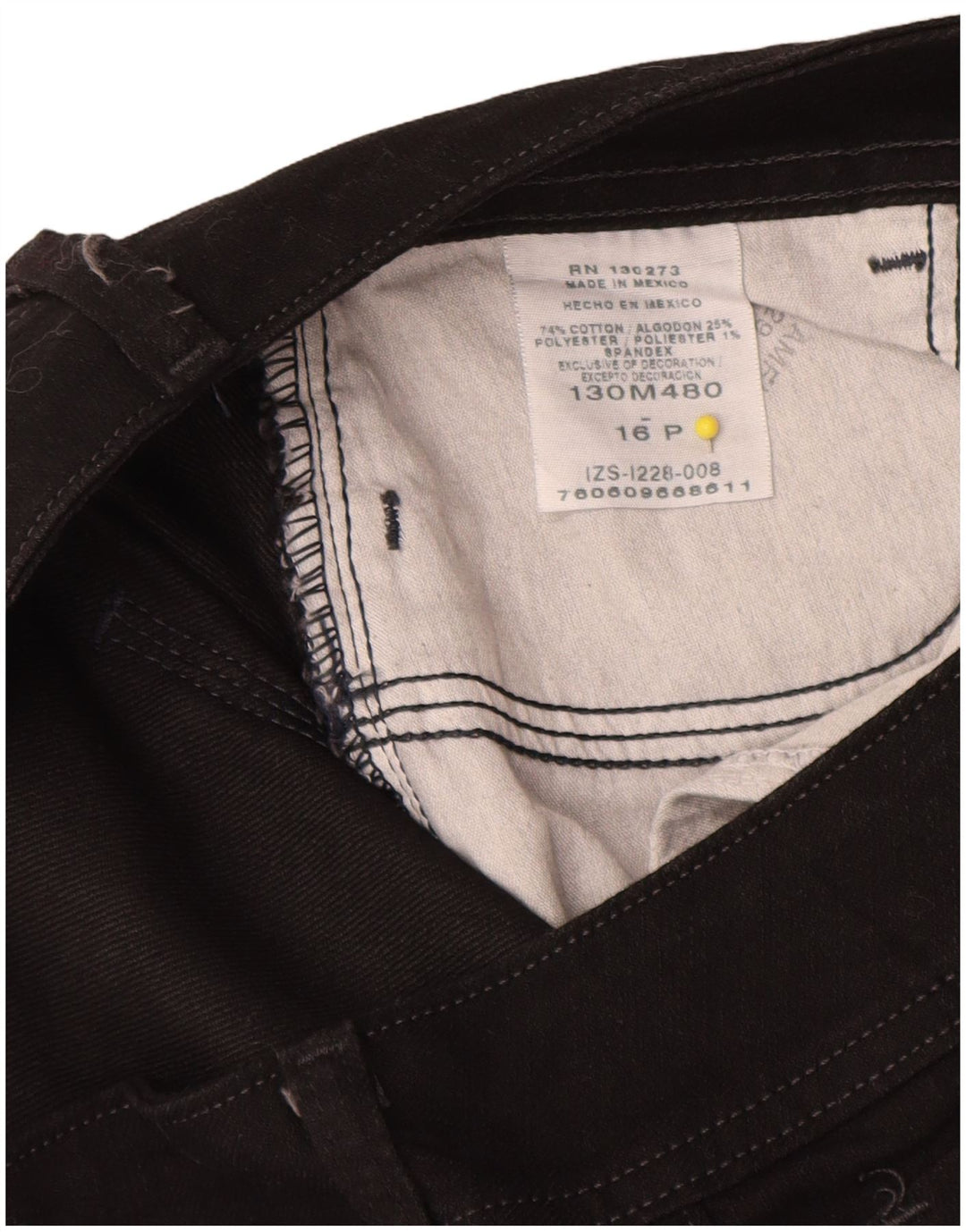 Damskie jeansy Lee Slender Bootcut US 16 2XL W34 L30 Czarne bawełniane