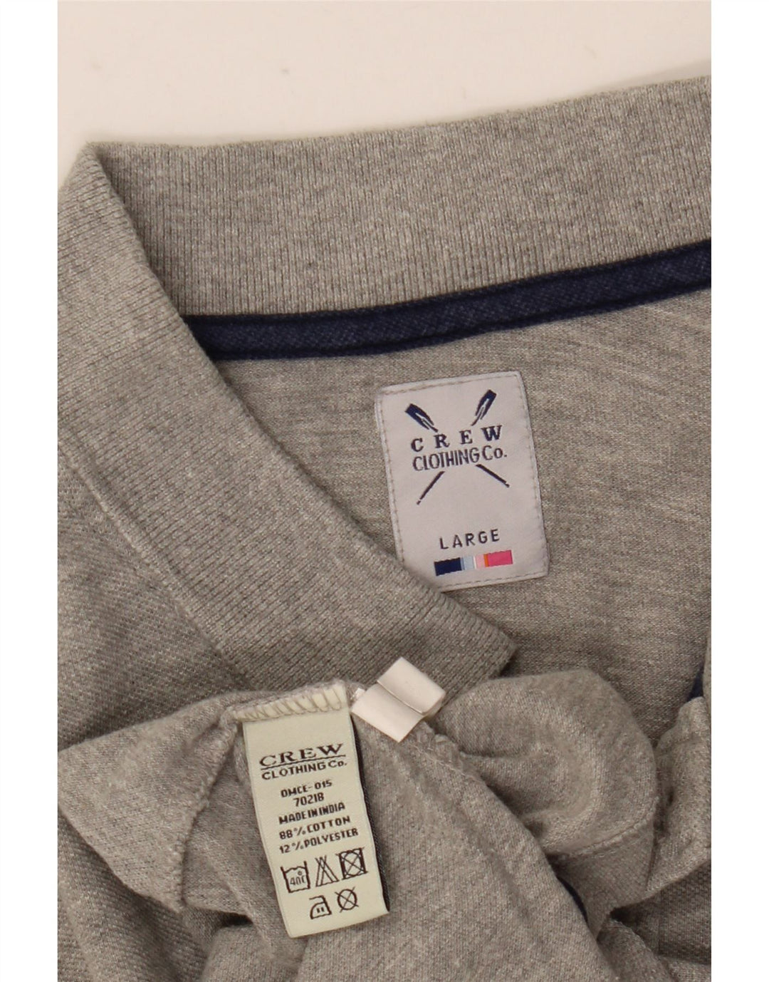 Męska koszulka polo Crew Clothing, duża, szara, bawełniana