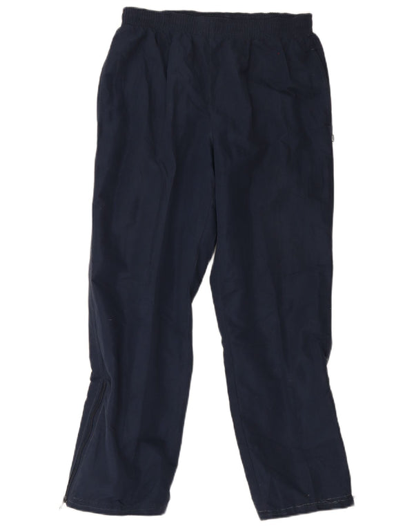 Asics Mens Tracksuit Trousers Small Navy Blue Polyester