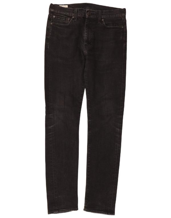 Męskie jeansy obcisłe LEVI'S 510 W33 L34 Czarne bawełniane