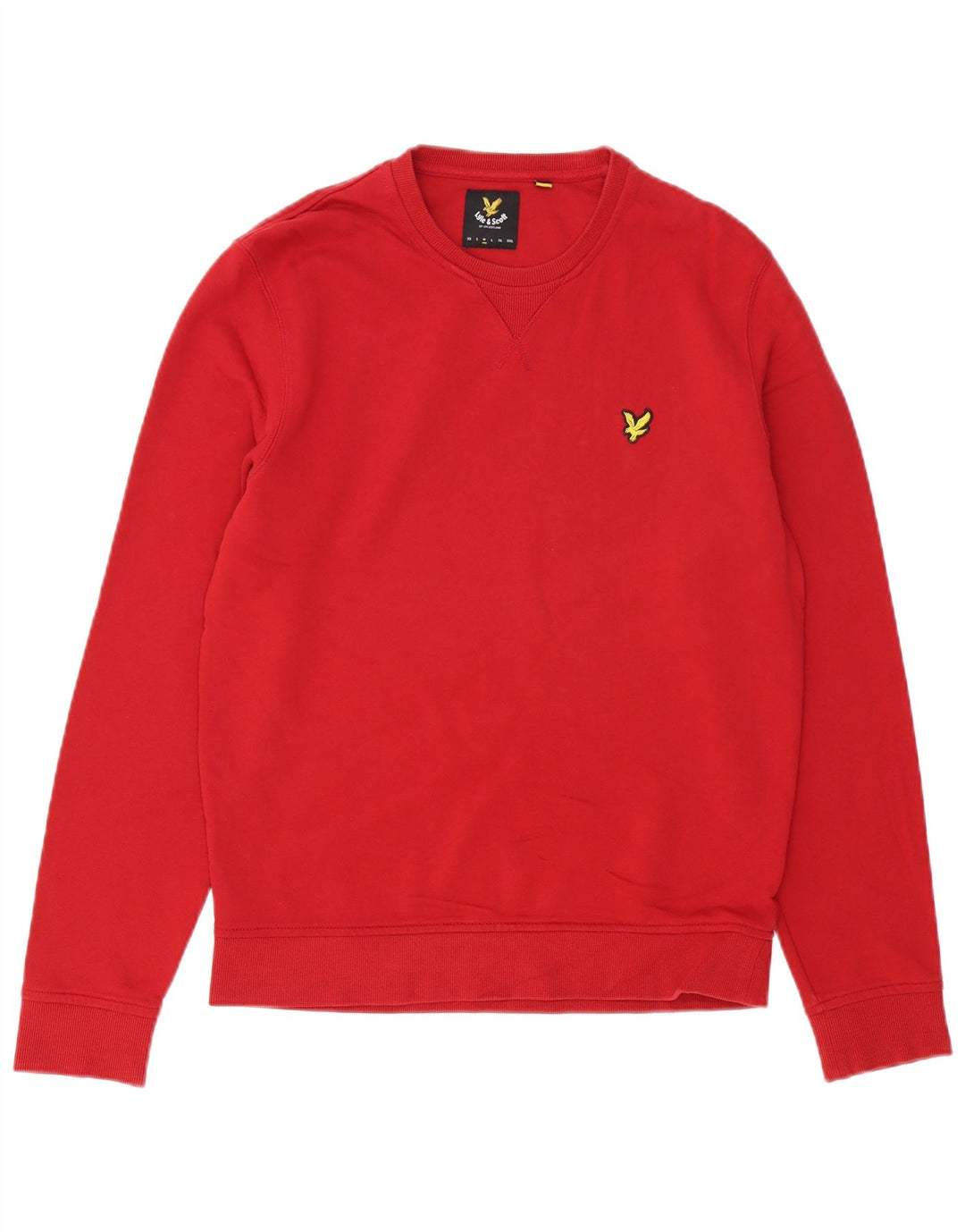 Męska bluza dresowa LYLE & SCOTT, średnia czerwona, bawełniana