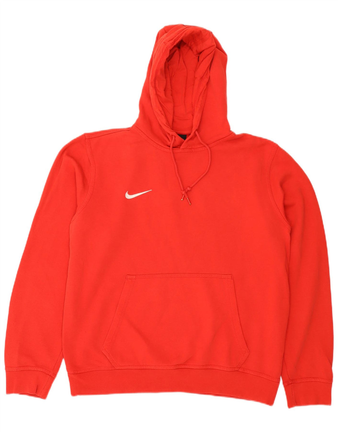 Męska bluza z kapturem Nike, średnia czerwona, bawełniana