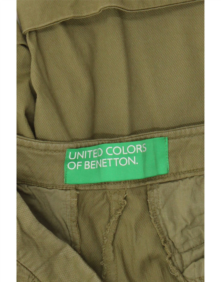 Męskie spodenki Chino Benetton W30 Medium Khaki