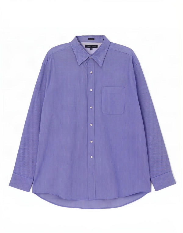 Koszula męska Tommy Hilfiger o regularnym kroju, rozmiar 17 1/2 XL, niebieska bawełna w prążki