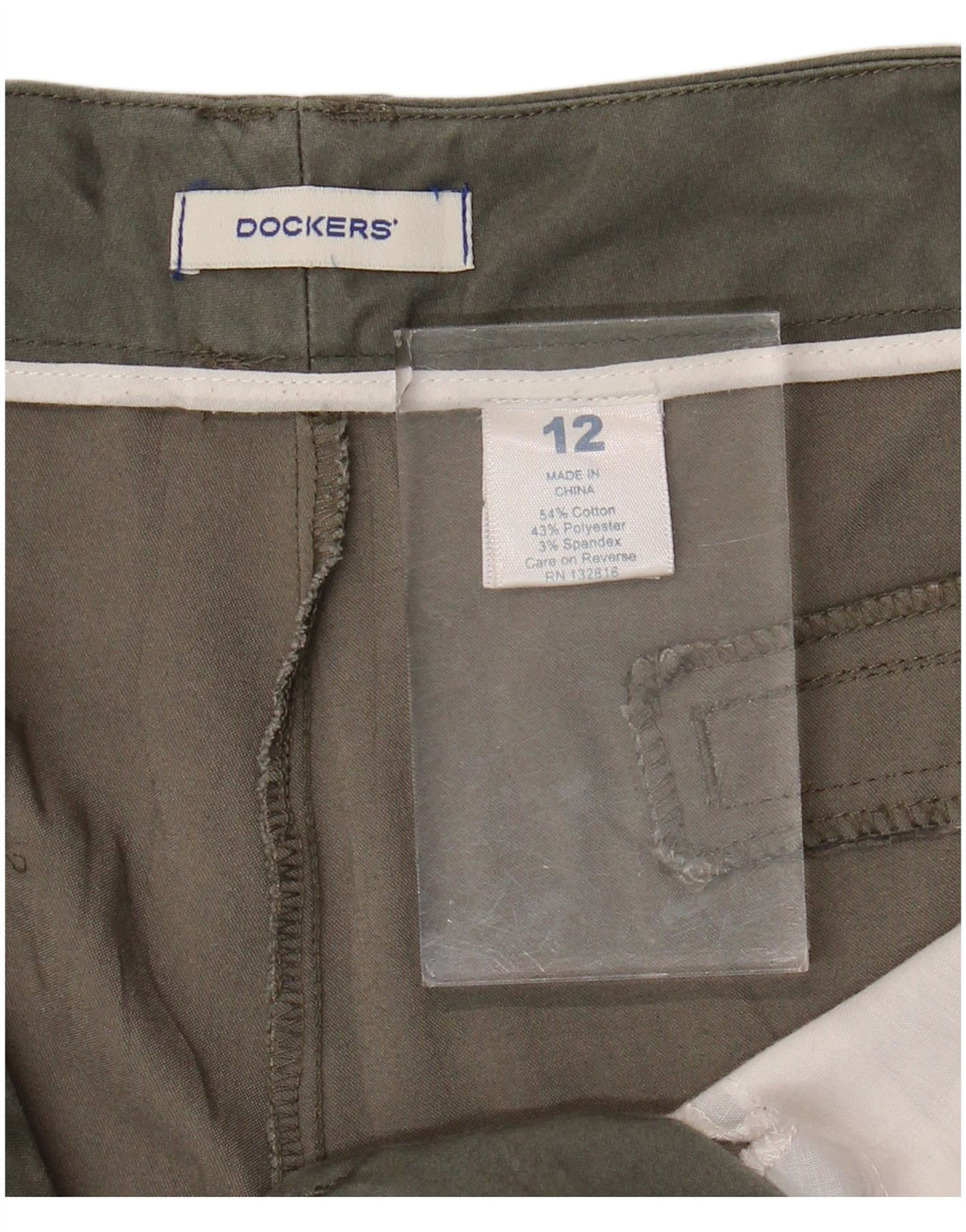 Spodnie damskie Dockers Capri US 10 Large W34 L20 Szara bawełna
