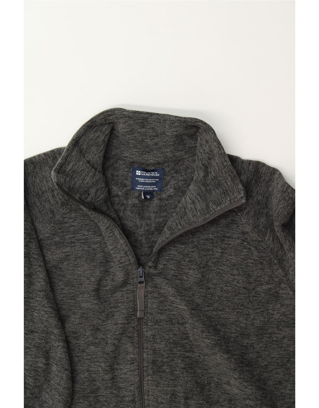 MOUNTAIN WAREHOUSE Mens Fleece Jacket UK 38 Medium Grey Polyester Vintage Mountain Warehouse and Second-Hand Mountain Warehouse from Messina Hembry 