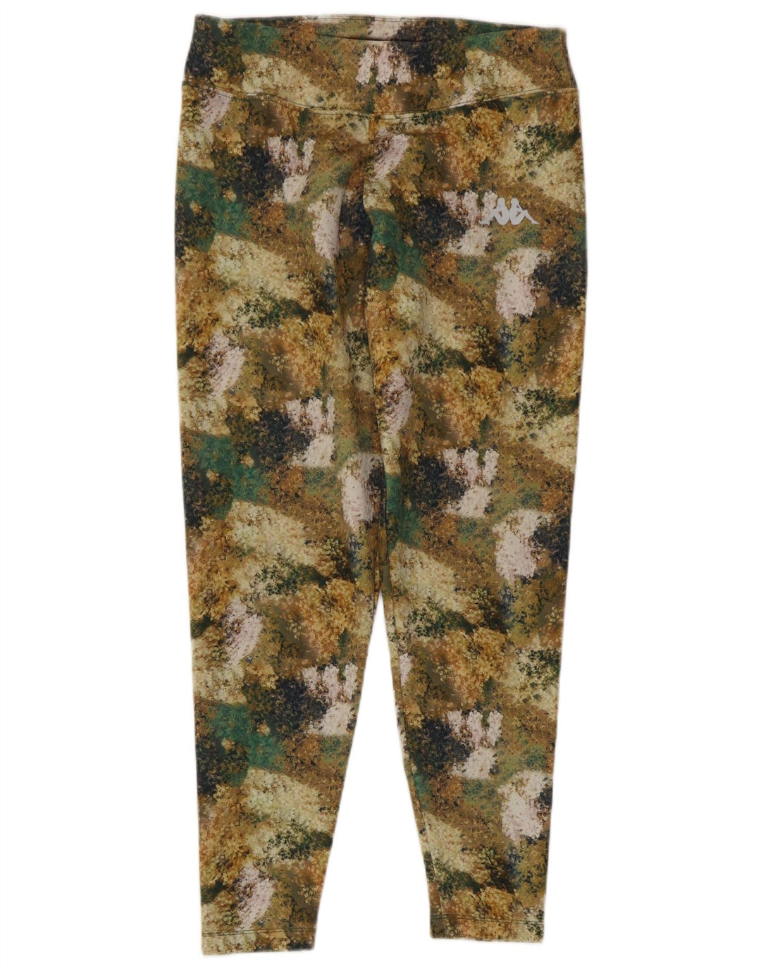 Legginsy damskie Kappa UK 14 Średni wielobarwny poliester w kamuflażu