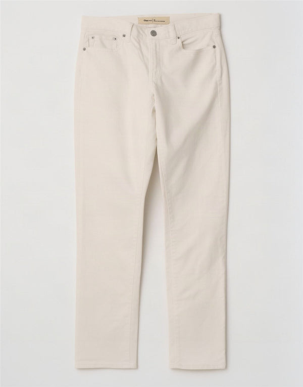 Damskie jeansy Gap Slim W26 L26 Biała bawełna