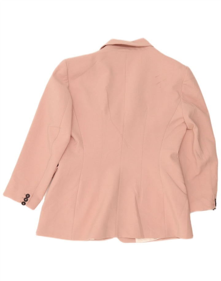 Damska marynarka Zara zapinana na 2 guziki, UK 18 XL, różowa