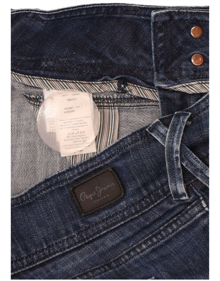Damskie spodenki jeansowe PEPE Jeans W31 Średni granat, bawełna