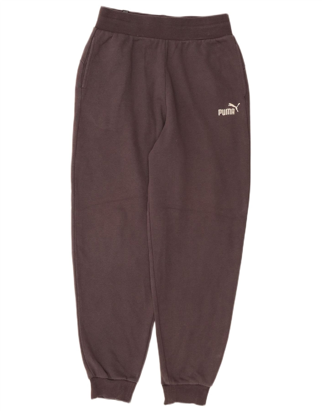 Damskie spodnie dresowe PUMA Joggers UK 8 Small, szara bawełna