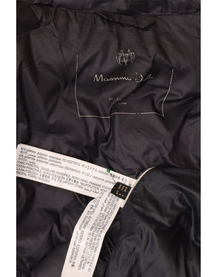 Męska ocieplana kurtka Massimo Dutti UK 36, mała, granatowa, poliestrowa