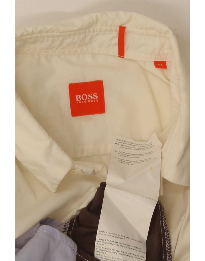 Koszula męska Hugo Boss, średnia, wielobarwna bawełna z blokami kolorów