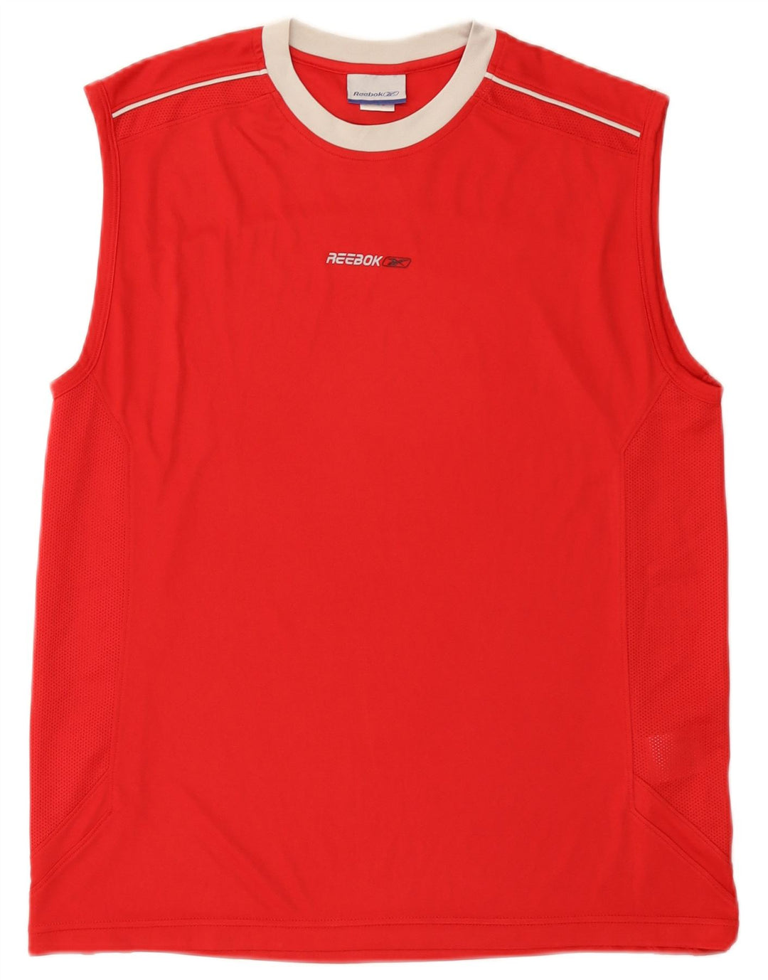Męska kamizelka Reebok Top, średni czerwony poliester