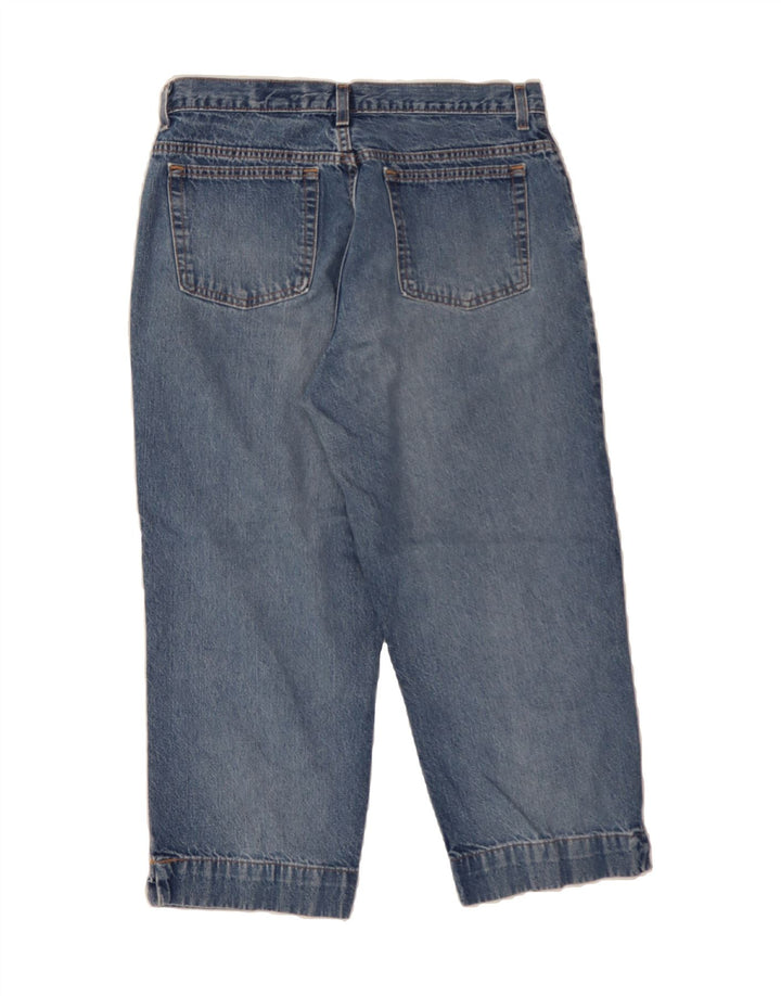 EDDIE BAUER Womens Capri Jeans US 12 Large W32 L23 Blue Cotton Vintage Eddie Bauer and Second-Hand Eddie Bauer from Messina Hembry 