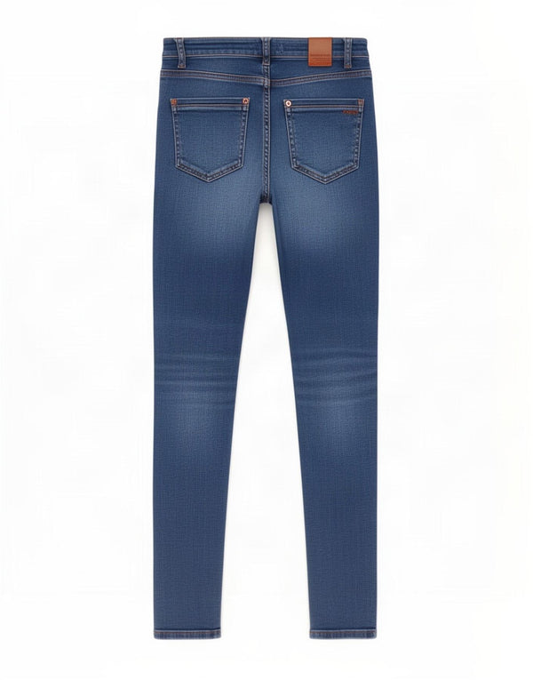 Damskie jeansy skinny Zara EU 36 XS W26 L26 Niebieskie bawełniane
