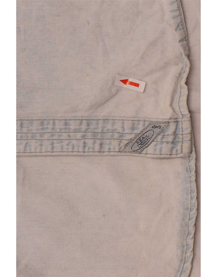 Męska koszula dżinsowa Levi's, mała, niebieska, bawełniana