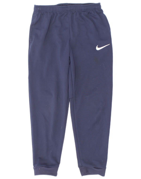 Męskie spodnie dresowe Nike Dri Fit, 6-7 lat, duże, granatowe