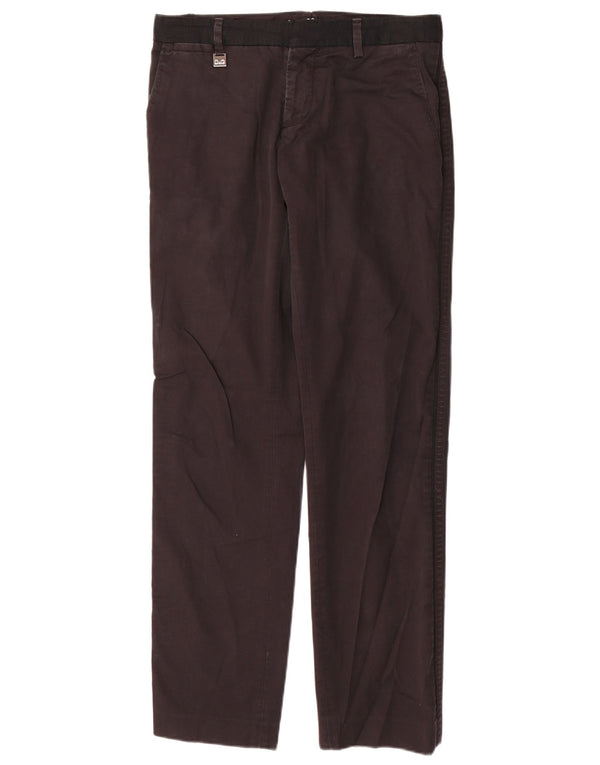 Spodnie damskie DOLCE & GABBANA proste chino IT 46 duże W32 L32 czarne